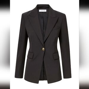 Veronica Beard Naira Dickey Jacket Gold Buttons Sz 6 No Size Tag Sample